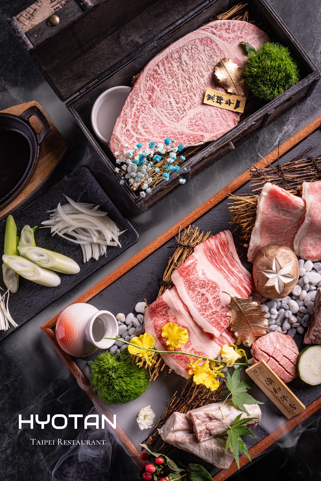 双円寶箱和牛與多款肉品盛盤